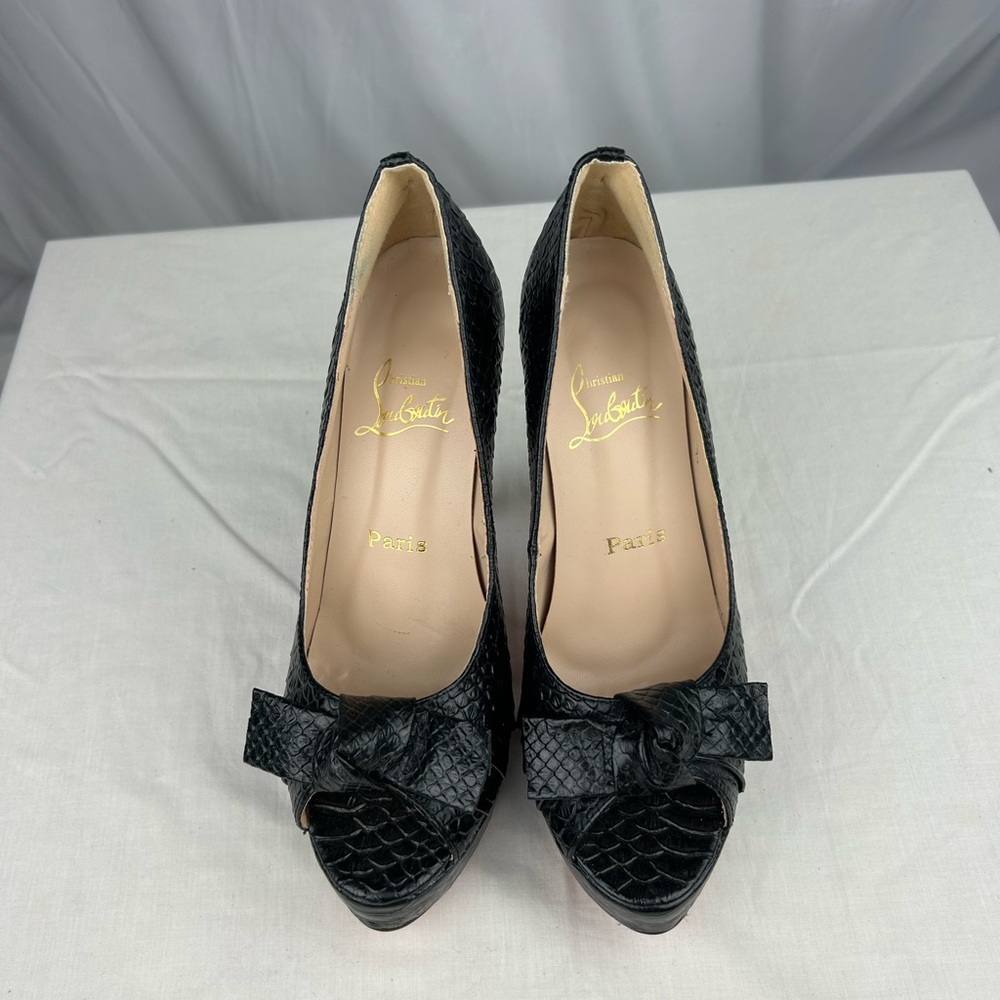 Christian Louboutin Black Stiletto Heels - Picture 2 of 5